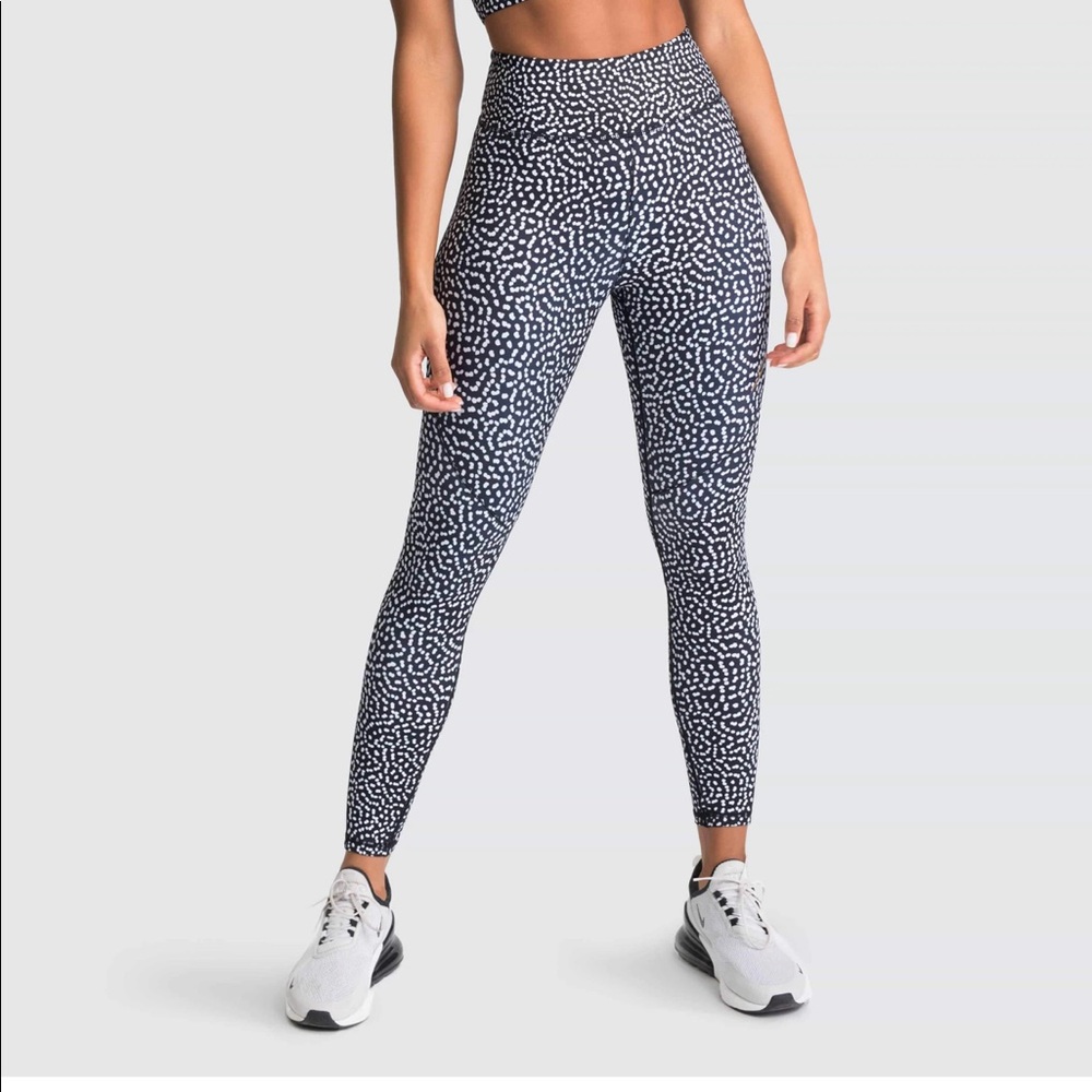 DoYouEven Excel Leggings - black speckle